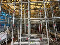 Coffrage modulaire en ABS pour dalles de béton, panneaux de terrasse en plastique réutilisables, haute résistance, installation rapide, plus de 100 utilisations