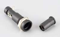 Portafusibles de Cartucho de Aleación de Cobre y Baquelita Hinew H3-52B 20A 600V 6x30mm, Capacidad de Ruptura de 15kA, Conexión Rápida/Soldadura