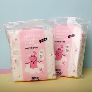 Tampons en coton Myonly 100 feuilles/sachet, tampons en coton pour le visage, tampons démaquillants, éponges cosmétiques, tampons en coton épais pour le visage, nettoyage du maquillage - Product Image 4