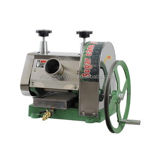 Presse à jus de canne à sucre manuelle en acier inoxydable pour petites entreprises, à commande par roue - Product Image 1