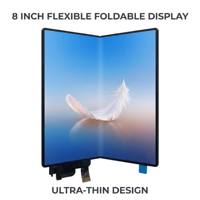 Panel Layar OLED Fleksibel AMOLED 8-inci 2496*2224, Papan Panel LCD LTPS dengan Sentuhan Terintegrasi, Modul Elektronik yang Dapat Dibengkokkan dan Dilipat