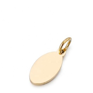 Thẻ Biểu Tượng Tùy Chỉnh Bằng Thép Không Gỉ Nghĩa Ô Aceon Charm Đơn Giản Cho Vòng Cổ Vòng Tay Thẻ Logo Thương Hiệu Trang Sức Tên Lủng Lẳng Nhỏ - Product Image 2