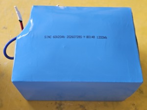 Paquete de Baterías de Litio SINC 60V20Ah, Más de 1000 Ciclos, con BMS Inteligente para Motocicletas y Scooters Eléctricos, Fabricante OEM ODM - Product Image 1
