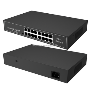 Conmutador Ethernet de 16 Puertos 10/100Mbps, de Escritorio/Montaje en Rack, Metálico, No Administrado, Divisor Ethernet, Conmutador de Red - Product Image 1
