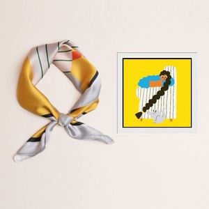 Pañuelo Bandana Paisley de Doble Cara de Alta Calidad, Grande, de Colores Vivos, Estilo Étnico, de Mezclilla, Algodón, Rayón y Seda - Product Image 6