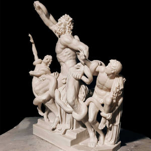 Famosa <span class=keywords><strong>Escultura</strong></span> <span class=keywords><strong>de</strong></span> Mármol <span class=keywords><strong>de</strong></span> Hebei <span class=keywords><strong>de</strong></span> Laocoonte con su Hijo, Figura Tradicional Hecha a Mano, Estatua Duradera para Aplicaciones en Templos, Piedra Natural - Product Image 3