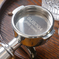Filtre à café réutilisable écologique en acier inoxydable fritté pour expresso, tamis à pucks de café en stock