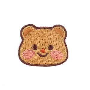 สติกเกอร์ติดเองน่ารักแบบใหม่ ขนาดเล็ก 2.9*2.5 ซม. ลายปักรูปหมีขนมปังเนย สำหรับตกแต่ง - Product Image 6