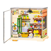 Nouveau produit : Maison miniature à construire soi-même, puzzle 3D, ensemble de maison de poupée avec éclairage LED, modèle miniature de maison, scènes de la vie quotidienne en miniature