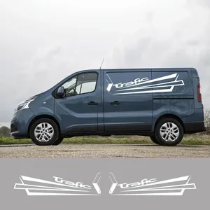 Autocollants Latéraux de Porte pour Renault <span class=keywords><strong>Trafic</strong></span> <span class=keywords><strong>2</strong></span> 3 MK3 MK2 MK1, Décoration de Camping-Car Montagne, Films Vinyles Graphiques, Accessoires de Tuning Auto - Product Image 3