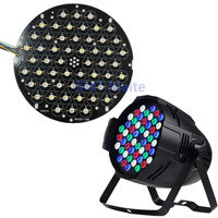 54 pièces de rechange pour panneau de réparation de projecteur de scène LED Par Slim 3W, 7 couleurs RGB DMX512 IP33 en alliage d'aluminium, pour utilisation en soirée
