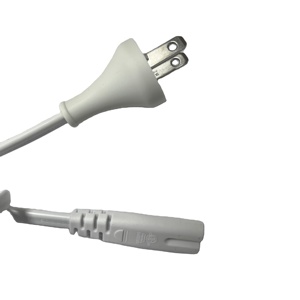 Us Ac Pvc Power Verlengkabel Met Plug 2 Cores Draad Stroomkabel Voor <span class=keywords><strong>Computer</strong></span> Monitor - Product Image 3