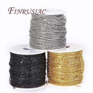 Cadena en forma de O plana de <span class=keywords><strong>Metal</strong></span> fino de 1,5 MM chapada en oro de 18 quilates hecha a mano, accesorios de joyería para collar, componentes para suministro a granel al por mayor - Product Image 1