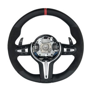 Conjunto de Volante BMW M3 MP, Completamente en Cuero, Emblema Rojo, 3 Radios, para las Series 1, 2, 3, 4, X1, X2, X3, X4, X5, X6 - Product Image 4