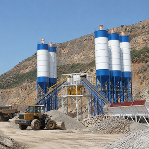 Centrale à béton Corey Stable Custom Twin Shaft HZS120 pour travaux de construction commerciale et de chantiers de préfabrication - Product Image 1