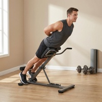 Chaise romaine réglable en hauteur pour entraînement à domicile, équipement de fitness pour la perte de poids et le renforcement du tronc
