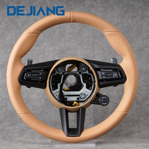 Volante Deportivo de Cuero Completo de Alta Calidad para <span class=keywords><strong>Porsche</strong></span> <span class=keywords><strong>CARRERA</strong></span> GT 991 911 992 718, <span class=keywords><strong>Precio</strong></span> de Fábrica, Listo para Instalar, Personalizado - Product Image 1