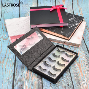 Lông Mi Nhà Cung Cấp 5/4 Cặp Lông Mi Cuốn Sách Màu Hồng Rỗng Bao Bì Làm Cho Logo Của Riêng Bạn Nhãn Hiệu Riêng Lash Cuốn Sách - Product Image 4