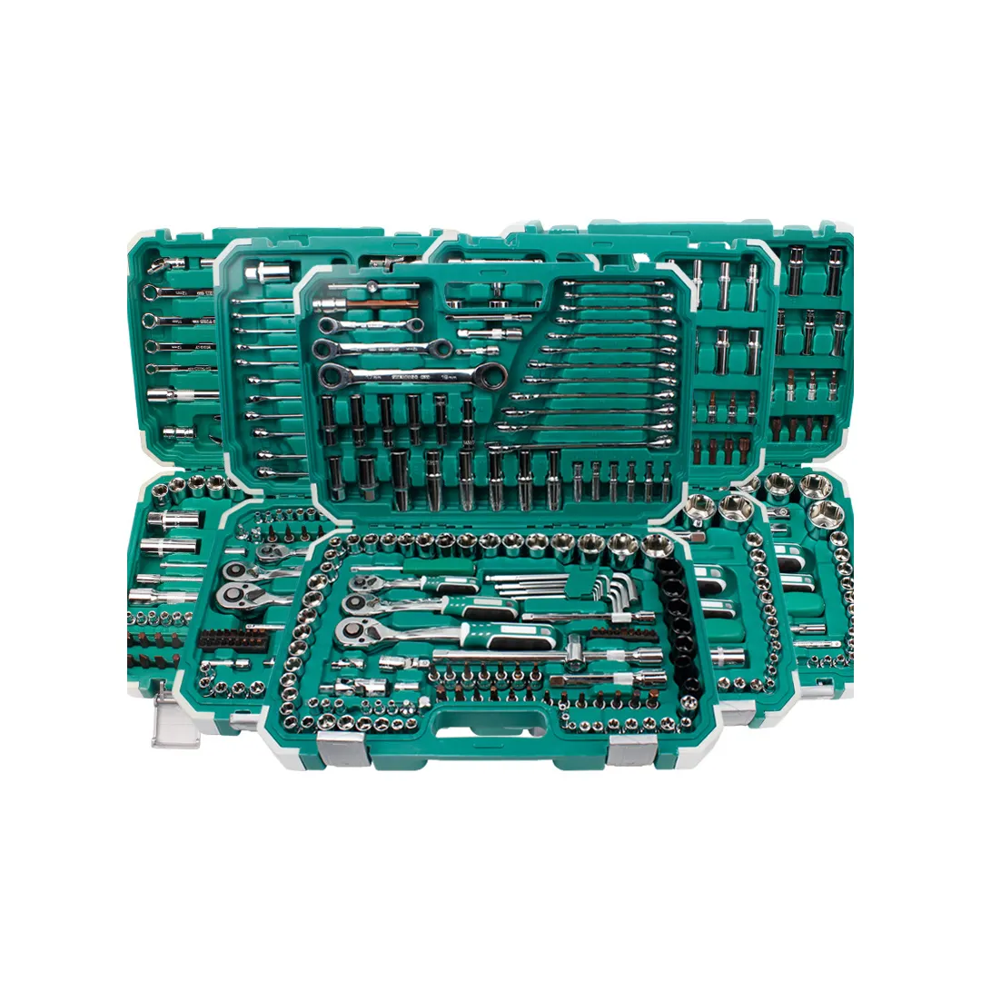Super-Hohe Qualität 108 Stück 3/8 3/4 Steckschlüsselsets Werkzeuge 26-Stück mit tragbarem Kunststoff-Schachtel Werkzeuge für Automobilmechaniker Schraubenschlüssel