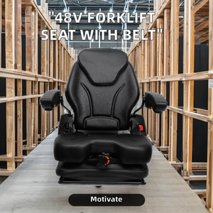 Attachements industriels de chariot élévateur 48V nouvelle ceinture de sécurité escamotable de siège de suspension pour les machines de vente au détail d'équipement de manutention - Product Image 2