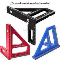 Règle de mesure multi-angles en aluminium de qualité industrielle et DIY, support OEM personnalisé