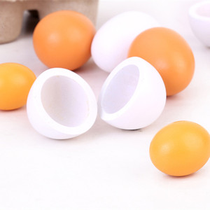 Cocina Montessori <span class=keywords><strong>de</strong></span> madera para niños, huevo Artificial <span class=keywords><strong>de</strong></span> imitación, juegos <span class=keywords><strong>de</strong></span> bricolaje, entrenamiento, juguetes <span class=keywords><strong>de</strong></span> coordinación mano-ojo para bebés, niños y niñas - Product Image 2