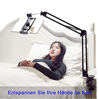 Boneruy Aluminium Mobile Accessoires Flexible Paresseux Bras Support de Téléphone Tablette PC Support Réglable Bureau Lit Support de Téléphone Portable