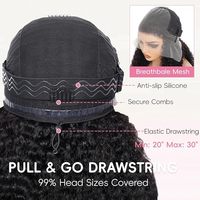 Perruque frontale en dentelle HD 13x4 en cheveux humains bouclés birmans bruts, sans colle, avec dentelle pré-coupée et ligne de cheveux effet fondu, pour femmes noires, fournisseur de cheveux