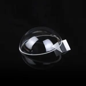 Ống Kính Vòm Nửa Bóng Cho Máy Ảnh Kính Bk7 Hình Cầu Chất Lượng Cao Thiết Bị Quang Học 13Cm Aspheric Plano-lồi 1.2Mm