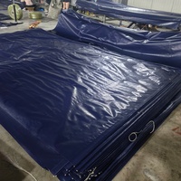 Bâche PE de style chaud Bâche résistante à l'eau Poly Canvas Lona Impermeavel 3x4