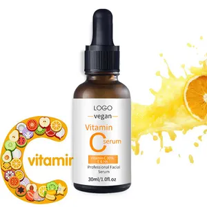 Private Label Perawatan Kulit Serum Penguat Pemutih Anti Penuaan Pelembab Wajah Vitamin C
