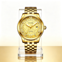 Montre mécanique pour homme, vente en gros, logo OEM, haute qualité, avec nouvelles fonctionnalités automatiques tendance, bracelet en acier inoxydable et cuir