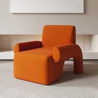 Nordique Offre Spéciale crème blanc chaise de loisirs Simple concepteur moderne salon chaise élégante hôtel salle de réunion simple canapé chaise