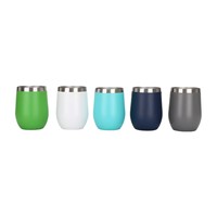 Gobelet isotherme transfrontalier Swig 12oz en acier inoxydable 304, forme d'œuf, verre à vin rouge en U, tasse à œuf, isolation sous vide 6-12h
