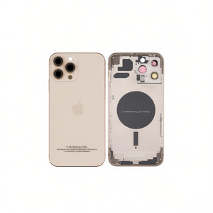 Coque arrière dorée pour Apple iPhone 13 Pro avec châssis de remplacement en alliage d'aluminium - Product Image 2