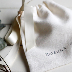 Eco Friendly Packaging Linen Pouch Lingerie <strong>Drawstring</strong> <strong>Personalised</strong> Bride Gift Babyshower Gift Cotton <strong>Bags</strong> - Product Image 2