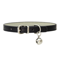 Collier durable pour animaux de compagnie Colliers réglables en cuir PU Cloches Produits pour chiens pour animaux de compagnie Accessoires pour chiens