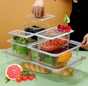 Equipo de Catering Comercial de Plástico PP, Contenedores Gastronorm para Servir Alimentos y Frutas, Recipientes de Almacenamiento GN para Hoteles y <span class=keywords><strong>Restaurantes</strong></span> - Product Image 5