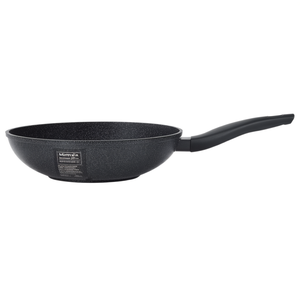 Wok antiadherente de aluminio con 1 asa (28cm) MINERALIA Gris BS7932829101 - Product Image 2