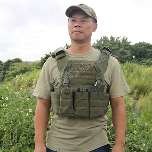 เสื้อกั๊กยุทธวิธี1000D ใหม่ตัดด้วยเลเซอร์แบบโมดูลาร์พร้อมถุงใส่ลายพรางสำหรับเสื้อกั๊กฝึกซ้อม - Product Image 1