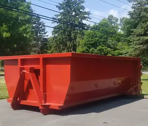 Open Top Barn Door Outdoor Waste Recycling Waste Management Waste Construction Dumpster Container