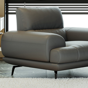 Sofá de Oficina Simple y Moderno de Cuero para Recepción, Sala de Espera, Área de Recepción, Negociación - Product Image 6