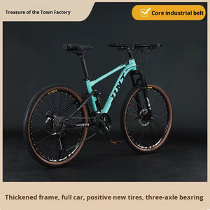 HG-A01 Bicicletta da Montagna in Acciaio al Carbonio con Doppia Sospensione e Doppio Freno a Disco, 26 Pollici, 24 Velocità, Capacità Massima 150kg - Product Image 5