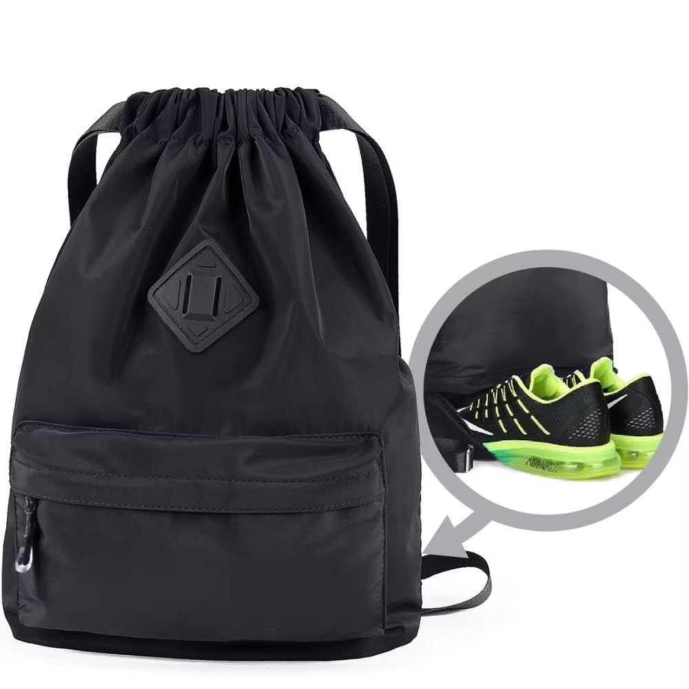 Cinch Water Resistant Nylon Drawstring Backpack
