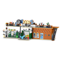 Série XMORK City, 1637 pièces, 2 en 1, atelier de réparation automobile, blocs de construction en plastique ABS, briques d'architecture DIY, jouets éducatifs, à partir de 14 ans