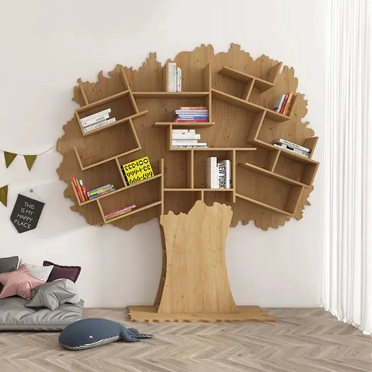 Children'S Furniture Wooden Bookcase Shelf For Easy Organization And Wooden Bookshelf Storage Easy Assembly Kids Book Rack