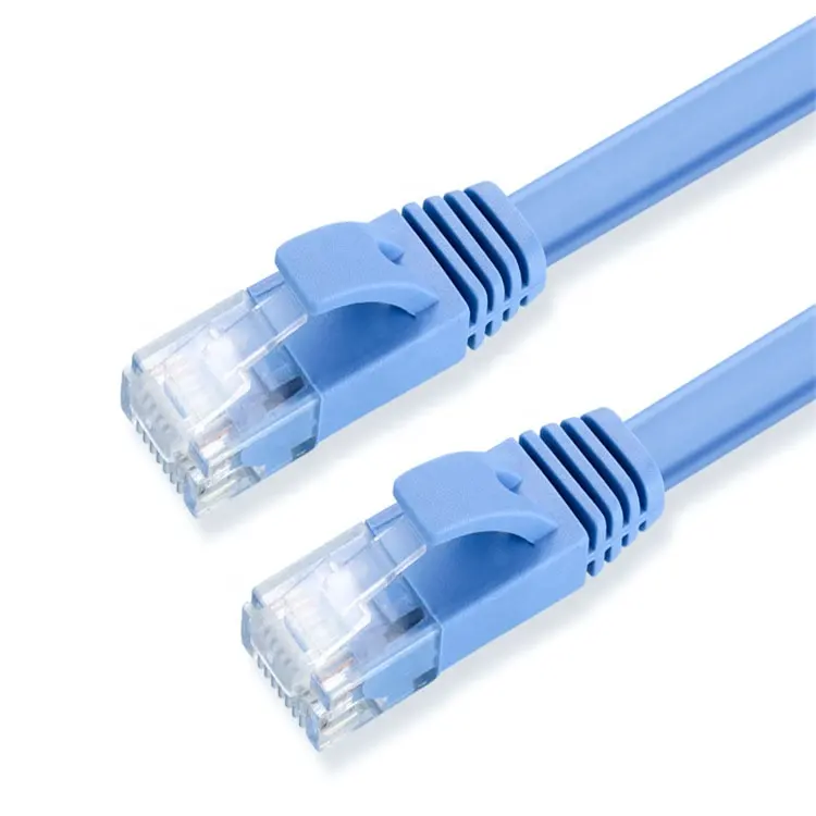 Cat6ネットワークケーブル1MフラットUTPCat6パッチコードイーサネットケーブル