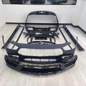 Kit carrosserie BTC en fibre de carbone pour Mercedes-Benz <span class=keywords><strong>AMG</strong></span> <span class=keywords><strong>GT</strong></span> <span class=keywords><strong>43</strong></span> 53 63 X290 TOP Car Style Pare-chocs avant arrière Spoiler Grille Jupes latérales - Product Image 2