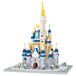 الثلوج القلعة الطوب بناء مجموعات الالعاب 4775 قطعة البسيطة كتلة الجذعية لعبة التعليم الشارع الرؤية الالعاب العملاقة - Product Image 2