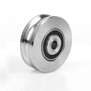 90mm massives hohles Aluminium-Riemens ch eiben rad für Fitness-Fitness studio Kunden spezifische OEM-Stütz drahtseilrad-Sport rolle - Product Image 2